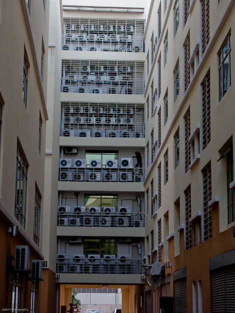 Lots of air conditioners in Malaysia