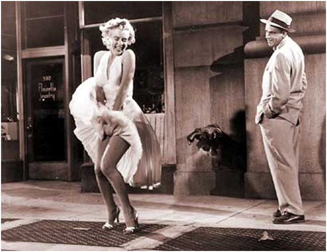 Marilyn Monroe Dress over air vent 