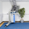 Airrex HSC2500 in Office In-situ with Hose in Ceiling and Cool Arm Extension Web