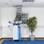 Airrex HSC 3500 installed in an Office with Hose in Ceiling
