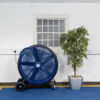 Blue Max 950 industrial fan in a studio