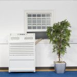 PAC22 6.5kW portable air conditioner installed in an Office