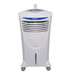 Hi-cool-i evaporative cooler face on view with remote