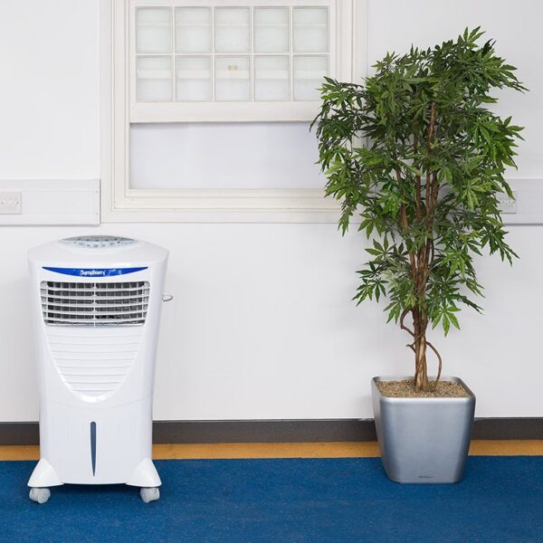 HiCool-i evaporative cooler in an office