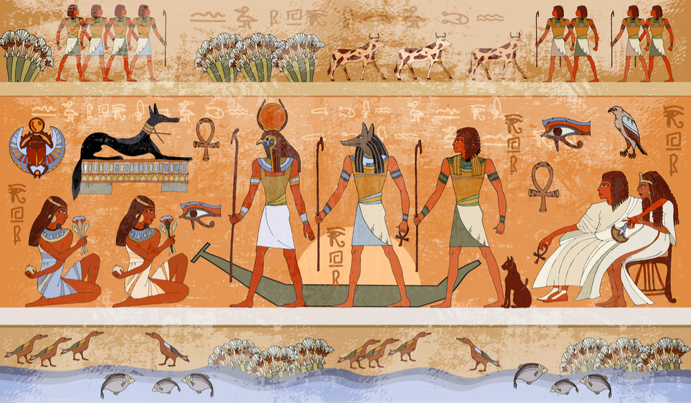 ancient Egypt hieroglyphics 
